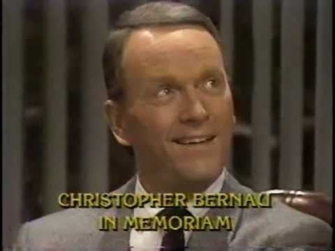 Christopher Bernau Guiding Light closing July 13 1989 In memoriam Chris Bernau YouTube