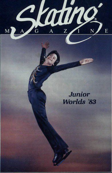 Christopher Bowman Skating Magazine 1983 Christopher Bowman Junior Worlds 1983 Cover
