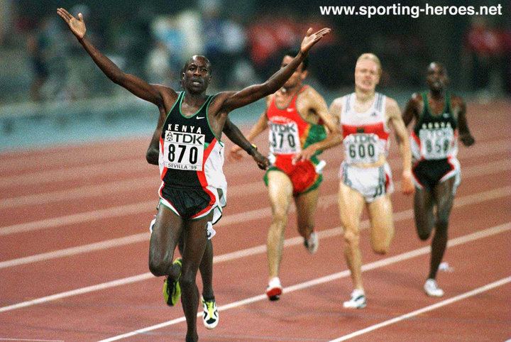 Christopher Koskei Christopher Koskei World gold in 1999 result Kenya