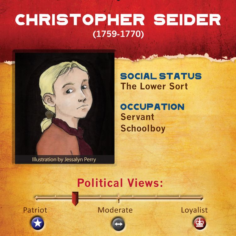 Christopher Seider Christopher Seider Revolutionary Characters
