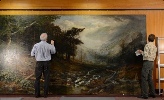 Christopher Shearer Restoration reveals Christopher Shearer paintings longhidden