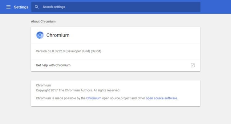 Chromium (web browser)