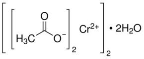 Chromium(II) acetate ChromiumII acetate dimer monohydrate SigmaAldrich