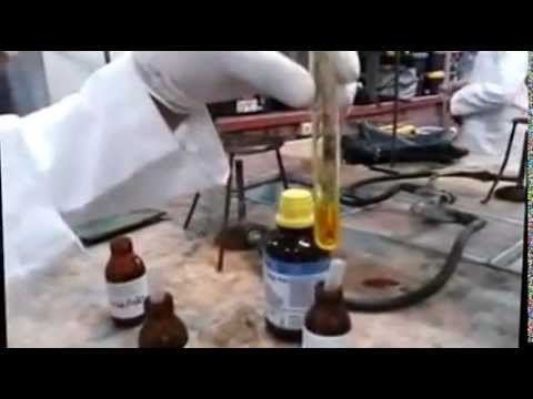 Chromyl chloride Chromyl Chloride test YouTube