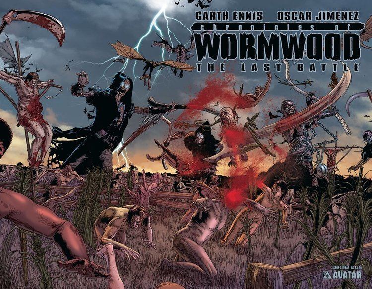 Chronicles of Wormwood CHRONICLES OF WORMWOOD The Last Battle 3 Wraparound Comic Cavalcade