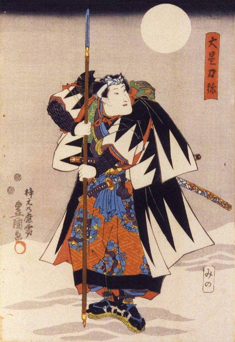 Chūshingura FileKumesabur Iwai III as boshi Rikiya in Kanadehon Chshingura