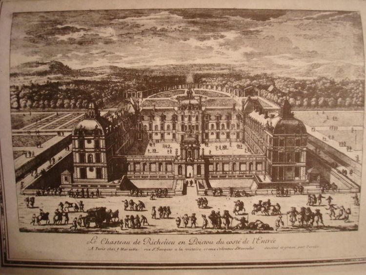 Château de Richelieu HISTOIRE DU CHTEAU 3 me partie Cit du Cardinal Richelieu