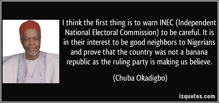 Chuba Okadigbo Was Dr Chuba Okadigbo A Nigerian Political Prophet Politics