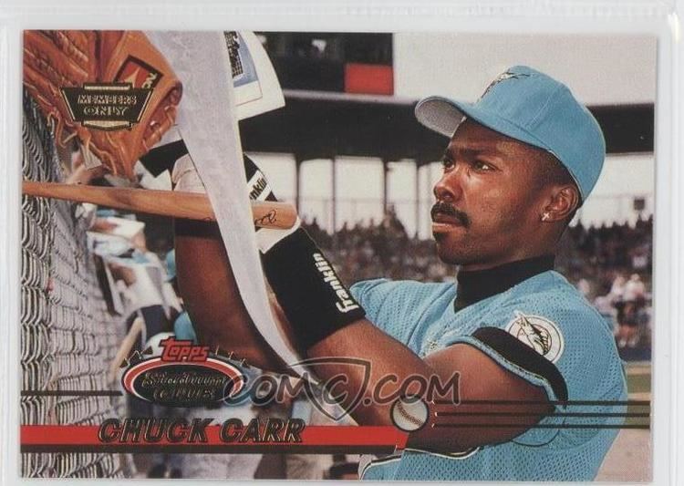 Chuck Carr (baseball) 1993 Topps Stadium Club Base Members Only 564 Chuck Carr