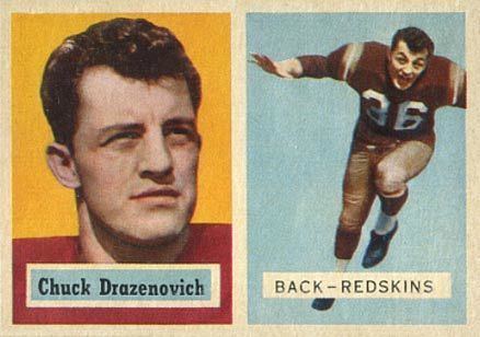 Chuck Drazenovich 1957 Topps Chuck Drazenovich 60 Football Card Value Price Guide
