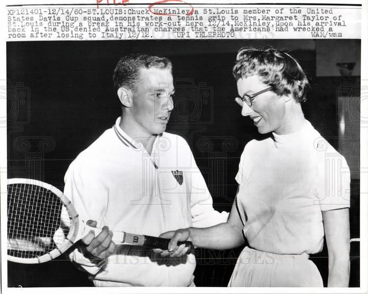 Chuck McKinley 1960 Chuck McKinley Margaret Taylor Tennis Historic Images