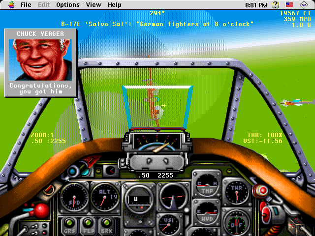 Chuck Yeager's Air Combat Chuck Yeager39s Air Combat Screenshots for Macintosh MobyGames