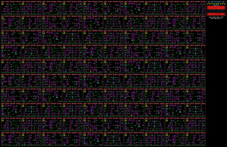 Chuckie Egg Chuckie Egg 1 The Map