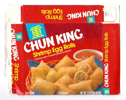 Chun King 1983 Chun King Frozen Shrimp Egg Rolls Box a photo on Flickriver