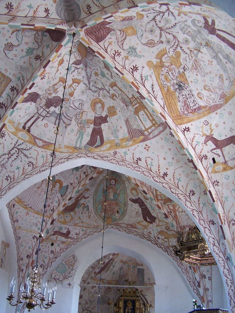 Church frescos in Denmark