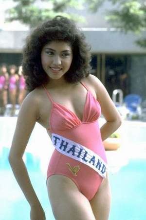 Chutima Naiyana Chutima Naiyana Miss Universe Thailand 1987 1980s Miss Universe