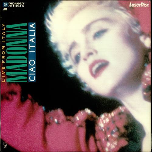 Ciao Italia: Live from Italy Madonna Ciao Italia Live From Italy US laserdisc lazerdisc 20644