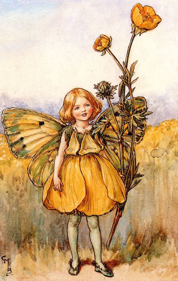 Cicely Mary Barker The Song Of The Buttercup Fairy by Cicely Mary Barker in