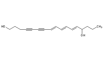 Cicutoxin wwwdrugfuturecomchemdatastructureCicutoxingif