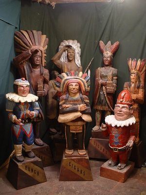 Cigar store Indian Cigar Store Indian statues with History and Origin of Tobacco Shops