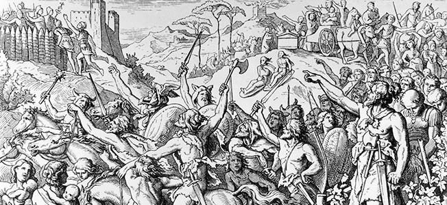 Cimbri Warfare History Network Where Did the Roman Empire First Meet the