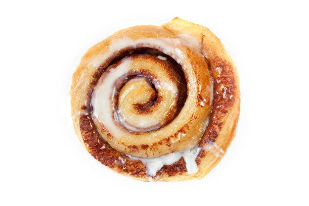 Cinnamon roll This Glazed Doughnut Has A Cinnamon Roll Inside Of It 39Cause Why The