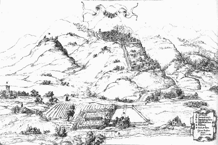 Cipriano Piccolpasso Trevi Piccolpasso veduta 1575