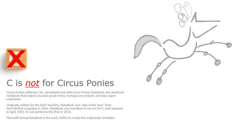Circus Ponies NoteBook