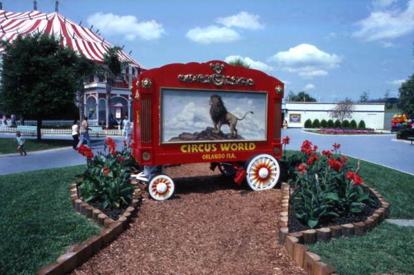 Circus World (theme park) Florida Memory View of wagon at the Circus World theme park in
