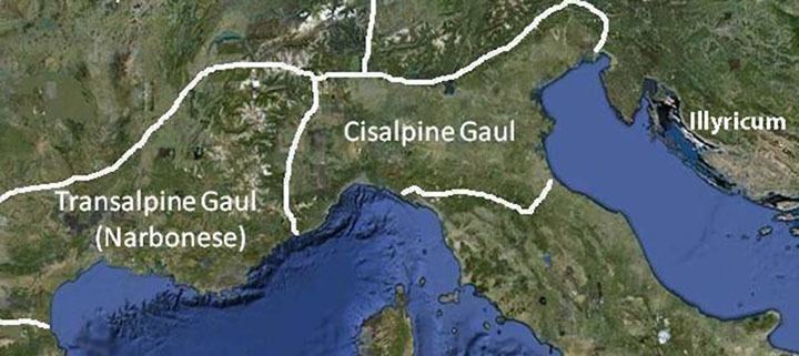 Cisalpine Gaul Secret alliance between Caesar Pompey and Crassus First