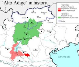Cisalpine Republic Department of Alto Adige Simple English Wikipedia the free