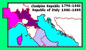 Cisalpine Republic WHKMLA Historical Atlas Milan Page