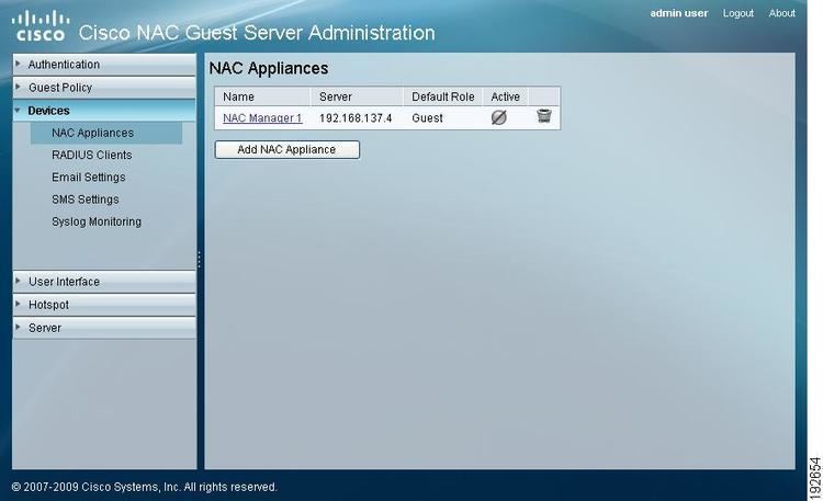 Cisco NAC Appliance Cisco NAC Guest Server Installation and Configuration Guide Release