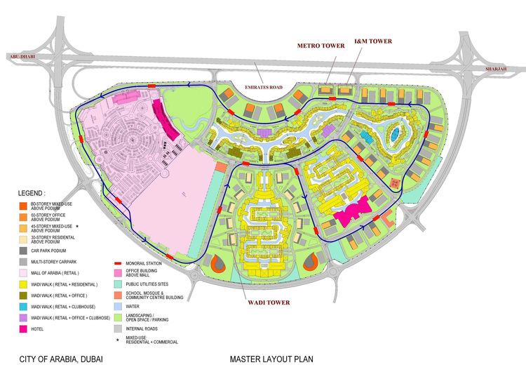 City of Arabia City of Arabia Location Map