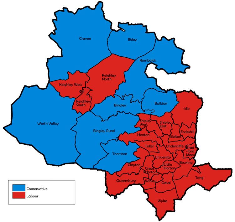 City of Bradford Metropolitan District Council election, 1990