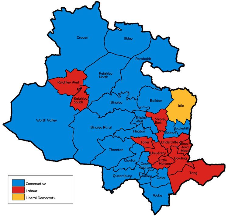 City of Bradford Metropolitan District Council election, 1992