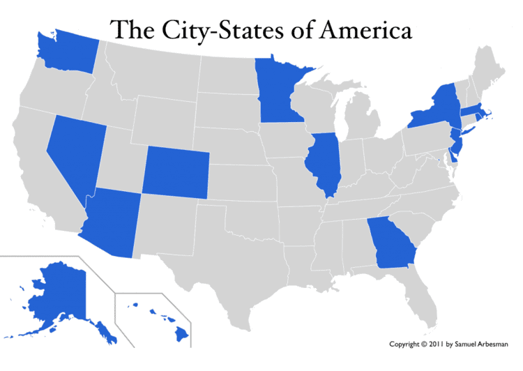 City-state The CityStates of America Samuel Arbesman