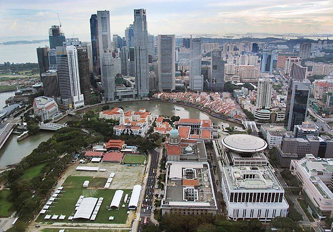 Civic District Singapore Civic District and Financial District Singapore Biennale