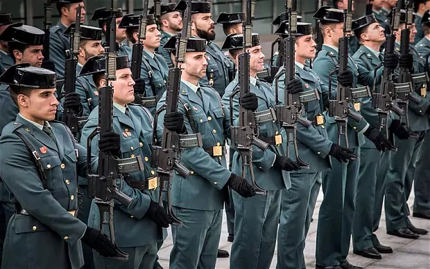 Civil Guard (Spain) Spanish policemen face prison for 39torturing39 two Britons in Majorca