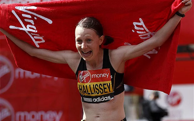 Claire Hallissey London Marathon 2012 Claire Hallissey set to claim