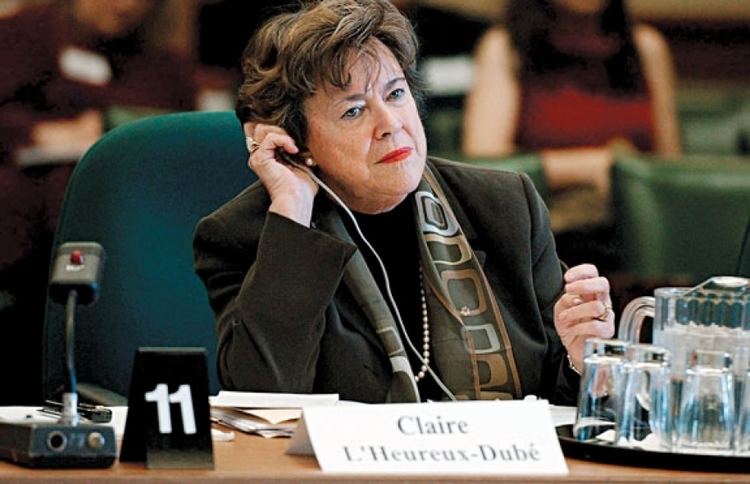 Claire L'Heureux-Dubé Congrs de l39ACFAS Dissidences salutaires la Cour suprme Le