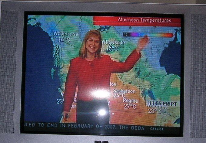 Claire Martin (meteorologist) the hollywood north report My 15 seconds of fame