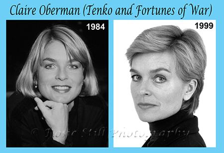 Claire Oberman Celebrities photographed by Rosie Still Photography since 1973