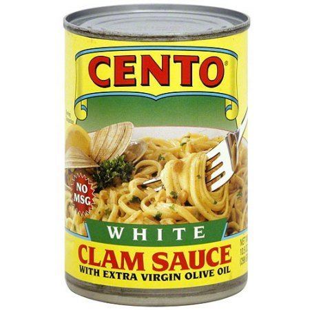 Clam sauce Cento White Clam Sauce 105 oz Pack of 6 Walmartcom
