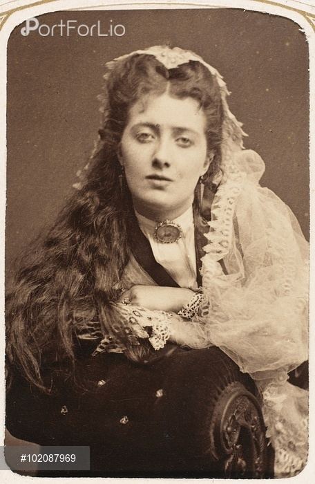 Clara Rousby Mrs Clara Rousby Victorian actress featured in a book of courtesans