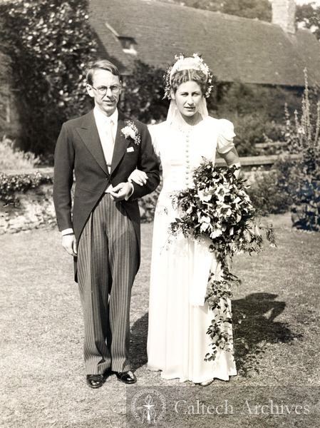 Clare Mallory Glenn Millikan and Clare Mallory wedding August 3 1938 Image Archive