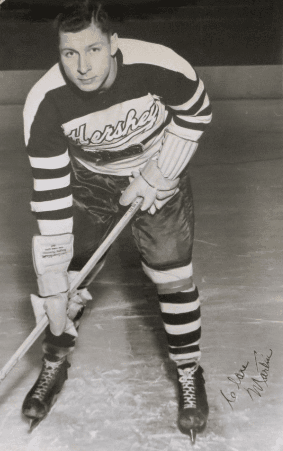 Clare Martin (ice hockey) Clare Martin 1947 Hershey Bears HockeyGods