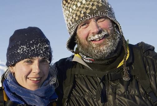 Clare O'Leary Irish adventurers pause to celebrate on gruelling North Pole trek