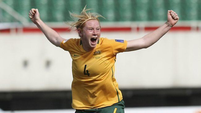Clare Polkinghorne Matildas name Clare Polkinghorne and Kate Gill and co