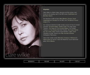 Clare Wilkie Clarewilkiecom Clare Wilkie Actress